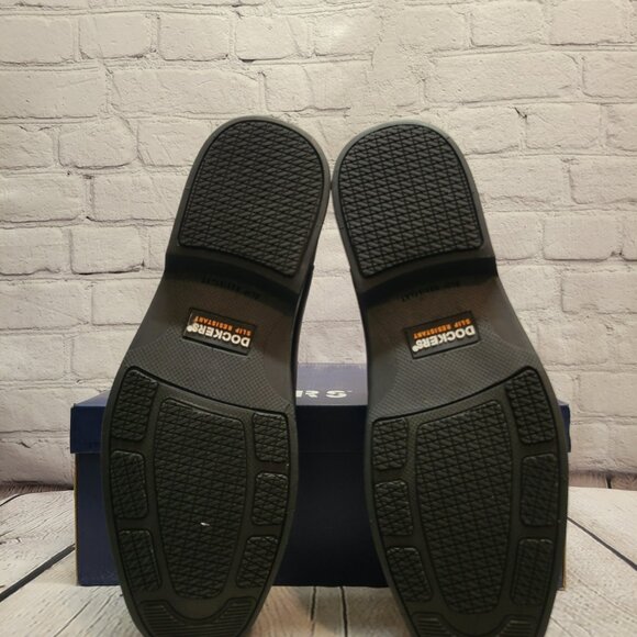 Dockers Men's Townsend Slip Resistant Faux Leather Comfort Boots - Picture 7 of 8